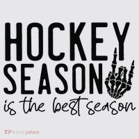 Hockey Season Womens Funnel Neck Pullover Hood thumb 2