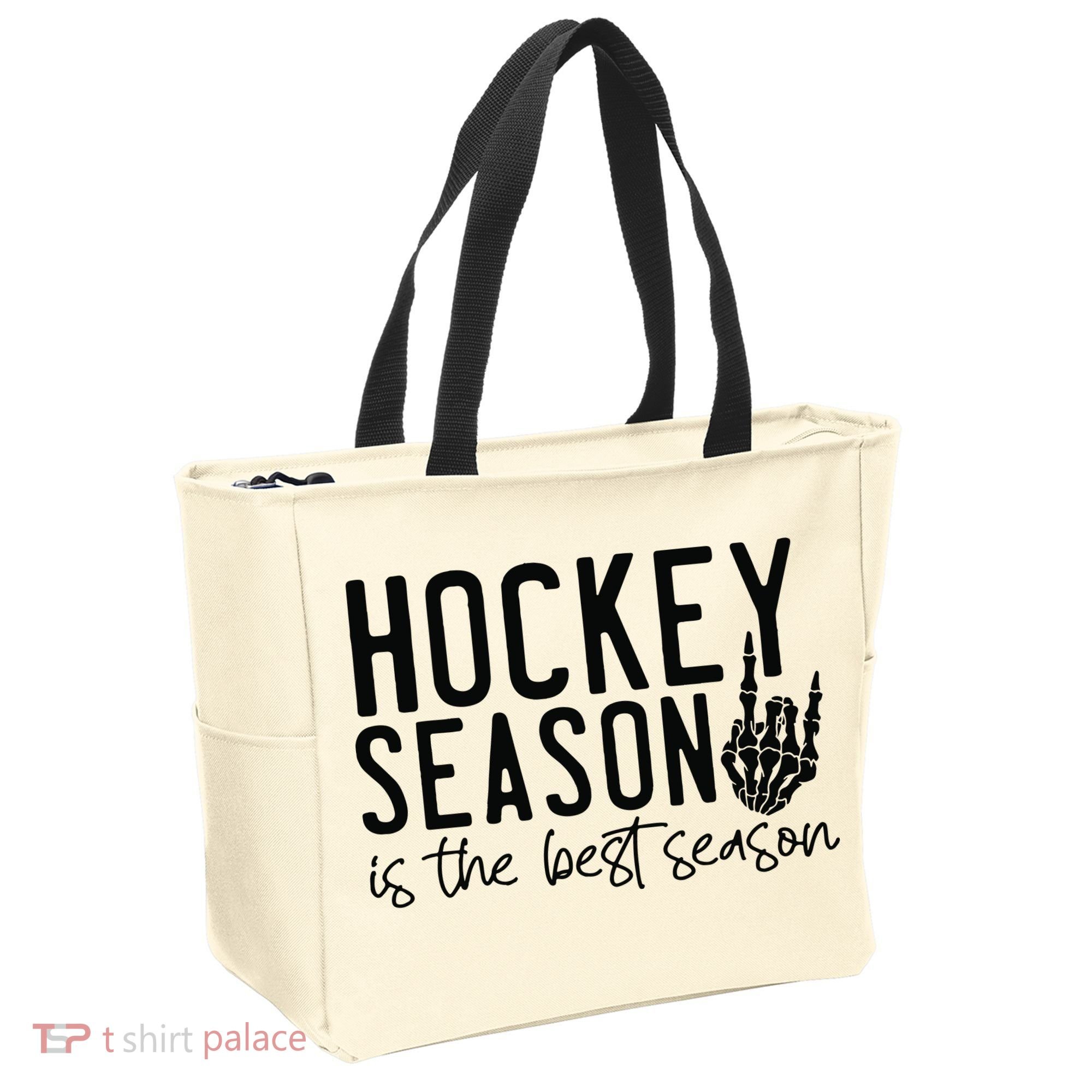 Hockey Season Tote Bag