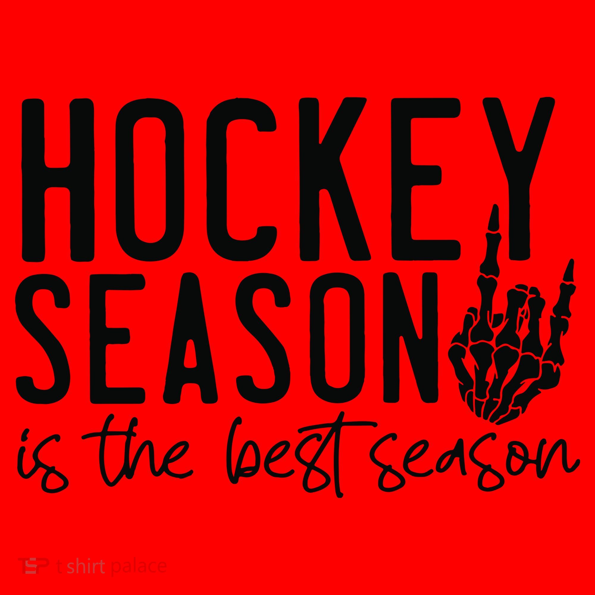 Hockey Season Santa Hat