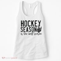 Hockey Season Women's Tank Top thumb 0