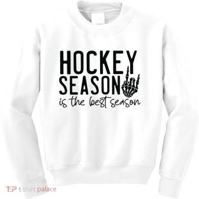 Hockey Season Kids Sweatshirt