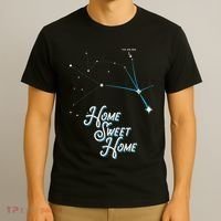 Home Sweet Home Zeta Reticuli Alien Betty Hill Star Map T-Shirt thumb 3