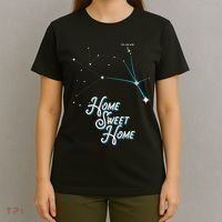 Home Sweet Home Zeta Reticuli Alien Betty Hill Star Map T-Shirt thumb 4