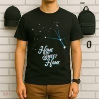 Home Sweet Home Zeta Reticuli Alien Betty Hill Star Map T-Shirt thumb 6