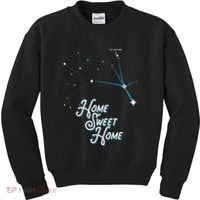 Home Sweet Home Zeta Reticuli Alien Betty Hill Star Map Kids Sweatshirt thumb 0