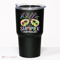 Hello Summer Happy Last Day Of School Teacher Student Tumbler thumb 0