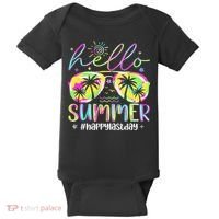 Hello Summer Happy Last Day Of School Teacher Student Baby Bodysuit thumb 0