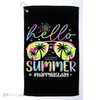 Hello Summer Happy Last Day Of School Teacher Student Golf Towel thumb 0