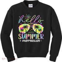 Hello Summer Happy Last Day Of School Teacher Student Kids Sweatshirt thumb 0