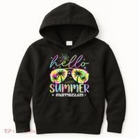 Hello Summer Happy Last Day Of School Teacher Student Kids Hoodie thumb 0