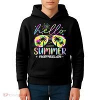 Hello Summer Happy Last Day Of School Teacher Student Kids Hoodie thumb 4