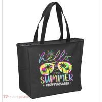 Hello Summer Happy Last Day Of School Teacher Student Tote Bag thumb 2