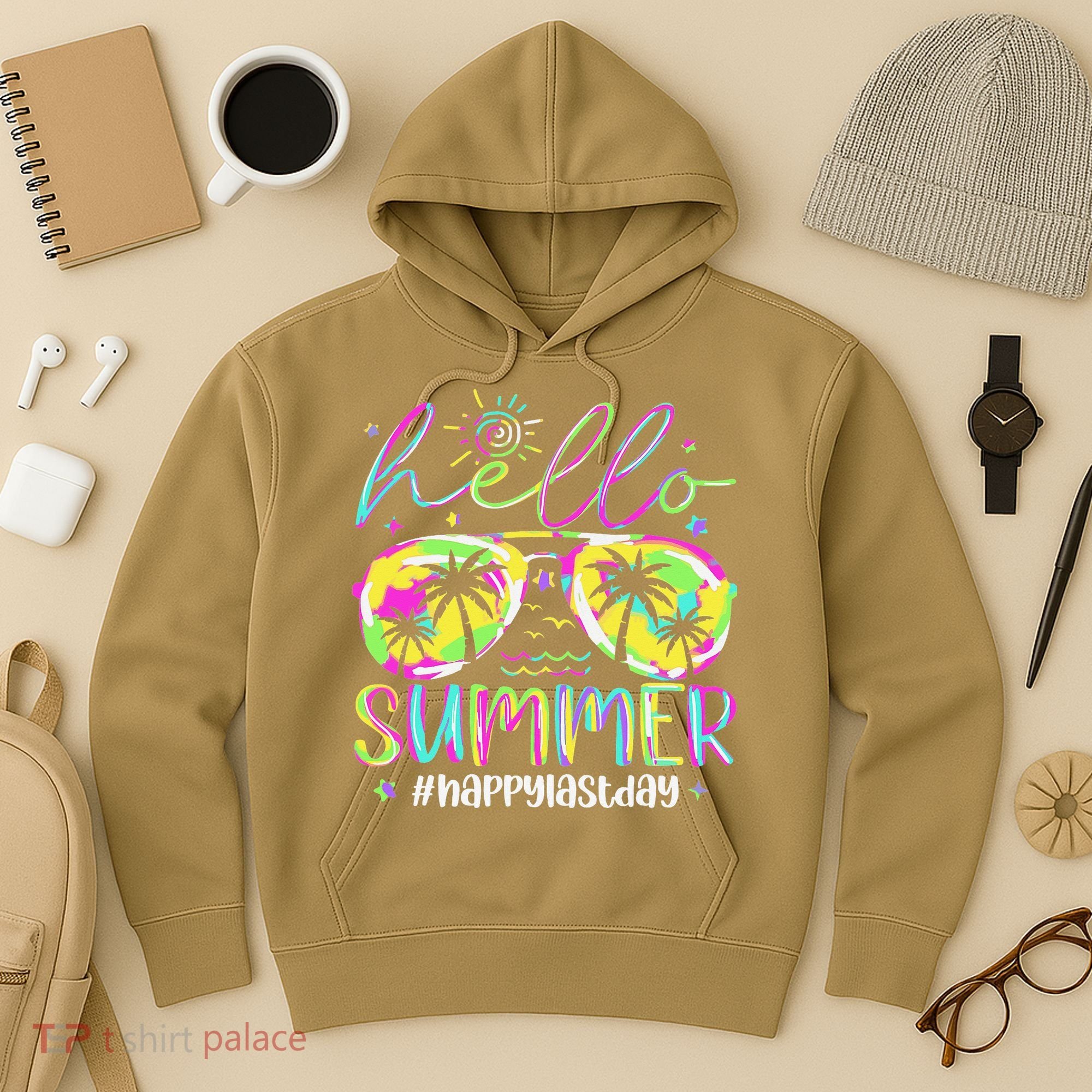 Hello Summer Happy Last Day Of School Teacher Student Hoodie