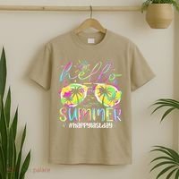 Hello Summer Happy Last Day Of School Teacher Student T-Shirt thumb 2
