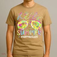 Hello Summer Happy Last Day Of School Teacher Student T-Shirt thumb 3