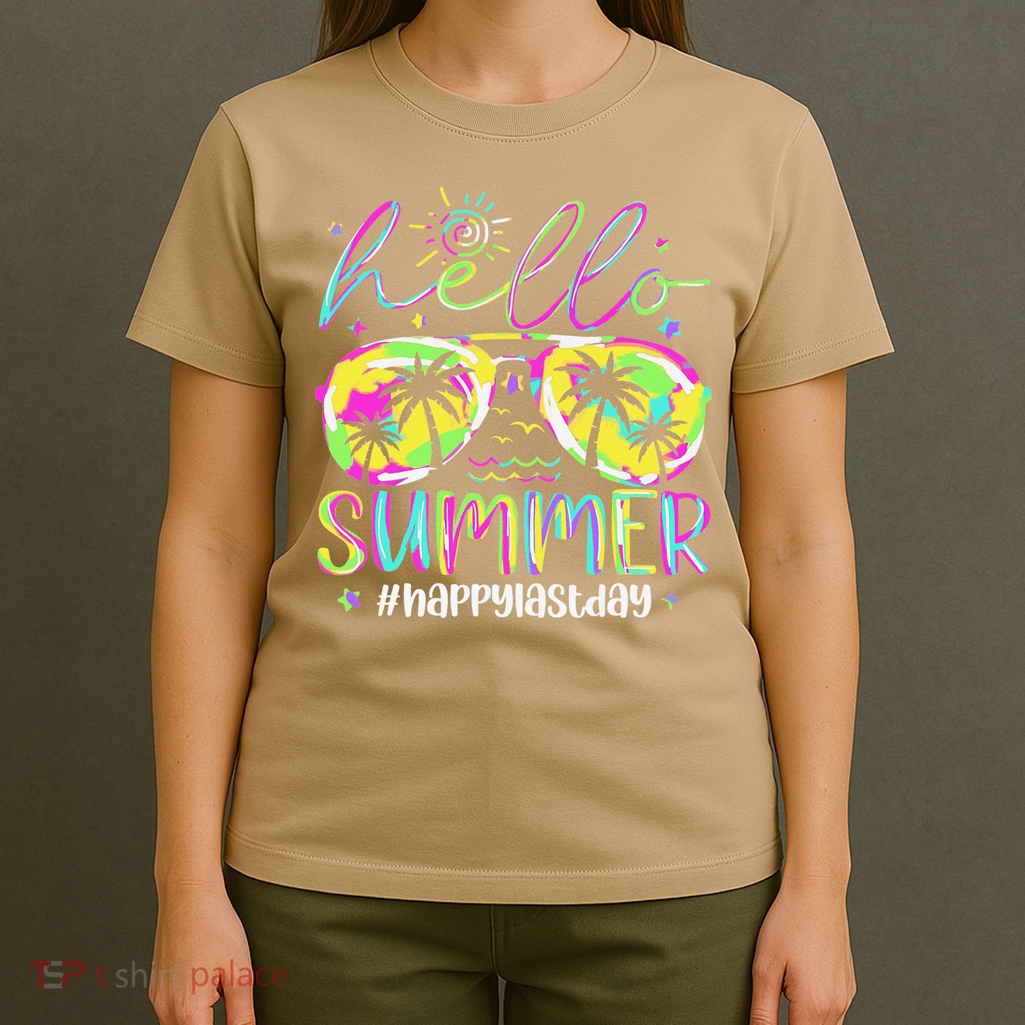 Hello Summer Happy Last Day Of School Teacher Student T-Shirt