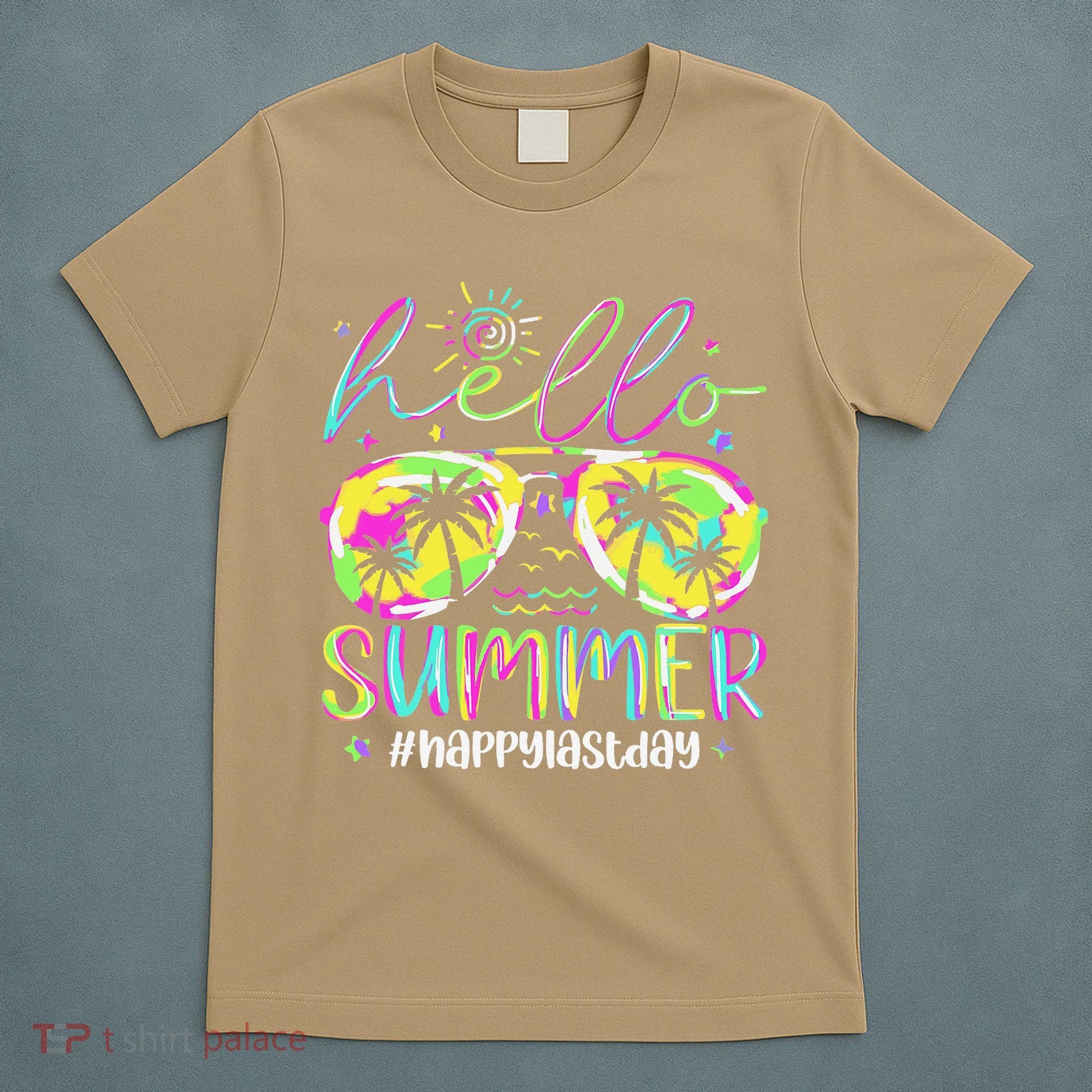 Hello Summer Happy Last Day Of School Teacher Student T-Shirt