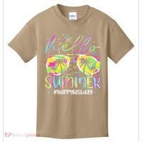 Hello Summer Happy Last Day Of School Teacher Student Kids T-Shirt thumb 0