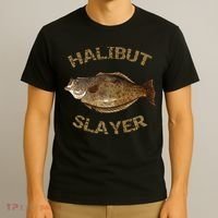Halibut Slayer Halibut For Halibut Fishing T-Shirt thumb 3