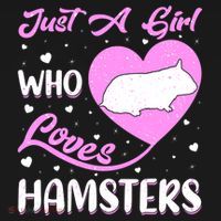 Heart Shape Hamster Just A Girl Who Loves Hamsters Gift Bucket Hat thumb 4