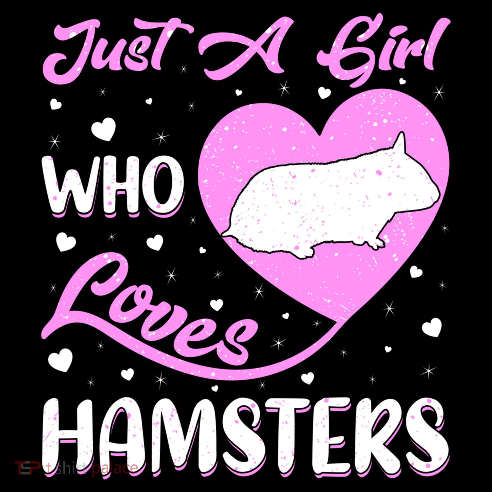Heart Shape Hamster Just A Girl Who Loves Hamsters Gift Coffee Mug