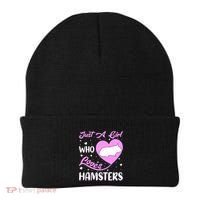 Heart Shape Hamster Just A Girl Who Loves Hamsters Gift Beanie thumb 0