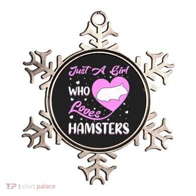 Heart Shape Hamster Just A Girl Who Loves Hamsters Gift Ornament