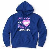 Heart Shape Hamster Just A Girl Who Loves Hamsters Gift Hoodie thumb 0