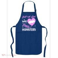 Heart Shape Hamster Just A Girl Who Loves Hamsters Gift Apron thumb 0