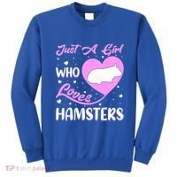 Heart Shape Hamster Just A Girl Who Loves Hamsters Gift Sweatshirt thumb 0
