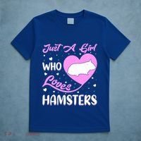 Heart Shape Hamster Just A Girl Who Loves Hamsters Gift T-Shirt thumb 5