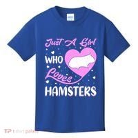 Heart Shape Hamster Just A Girl Who Loves Hamsters Gift Kids T-Shirt thumb 0
