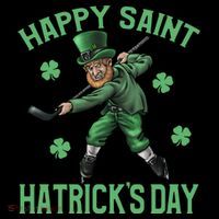 Happy Saint Hatricks Day St Patrick's Day Hockey Leprechaun Gift Coffee Mug thumb 5