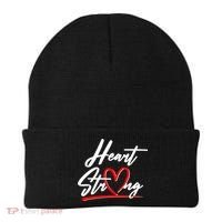 Heart Strong Heart Health Awareness Month Beanie thumb 0