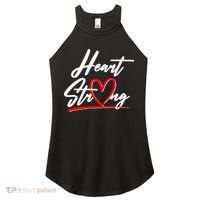 Heart Strong Heart Health Awareness Month Women's Perfect Tri Rocker Tank thumb 0