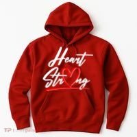 Heart Strong Heart Health Awareness Month Hoodie thumb 0