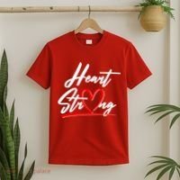 Heart Strong Heart Health Awareness Month T-Shirt thumb 2