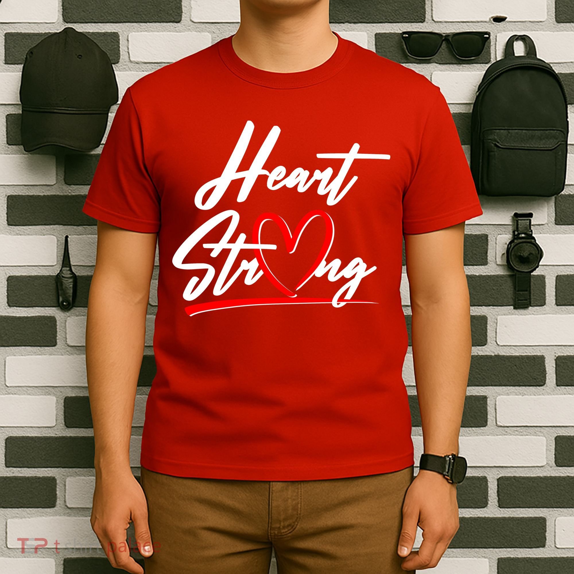 Heart Strong Heart Health Awareness Month T-Shirt