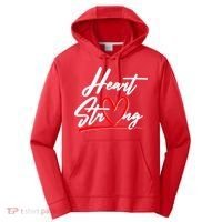 Heart Strong Heart Health Awareness Month Performance Fleece Hoodie thumb 0
