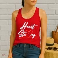 Heart Strong Heart Health Awareness Month Women's Tank Top thumb 2