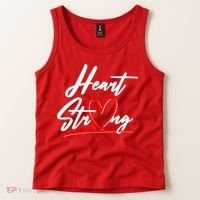Heart Strong Heart Health Awareness Month Tank Top thumb 2