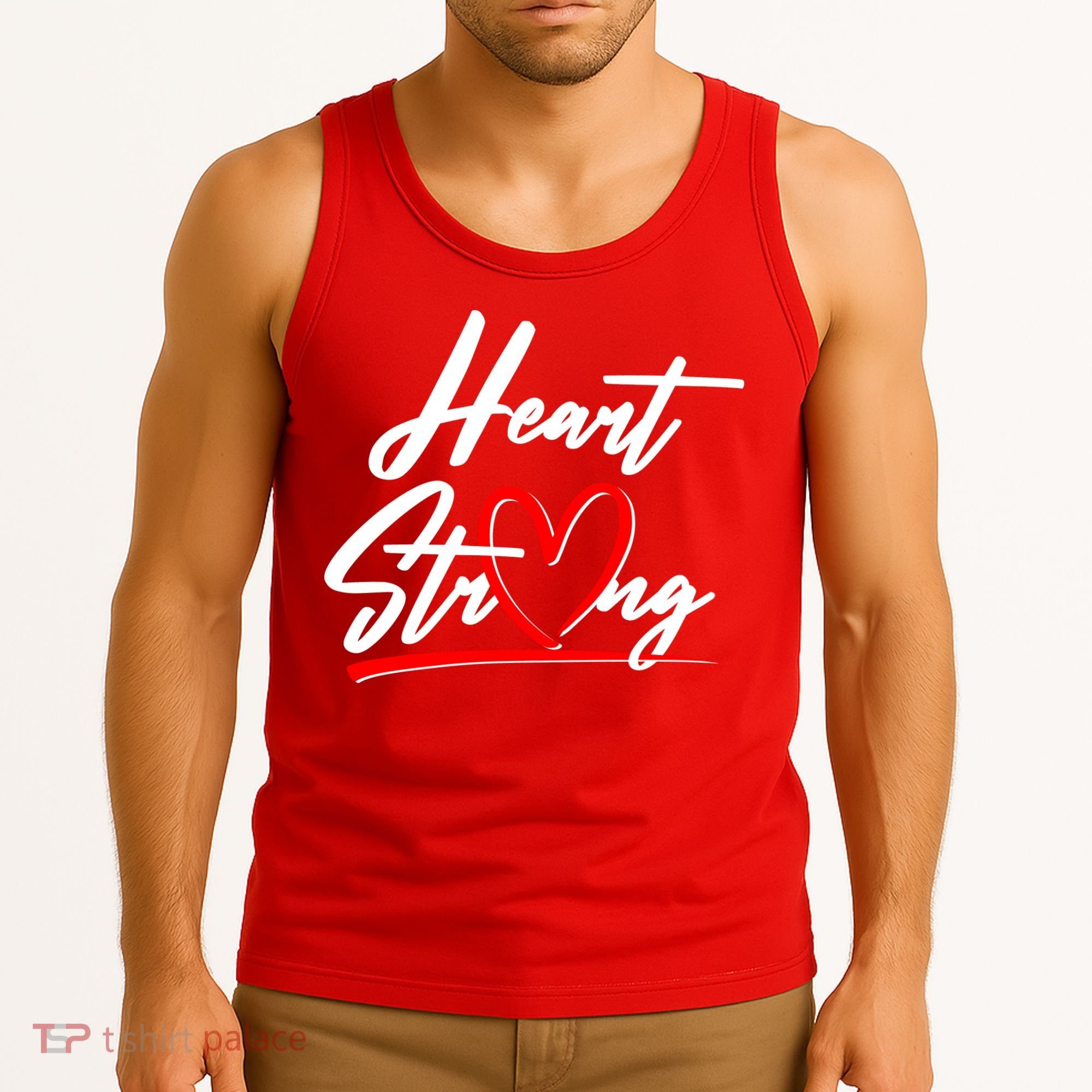 Heart Strong Heart Health Awareness Month Tank Top