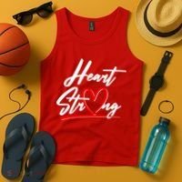 Heart Strong Heart Health Awareness Month Tank Top thumb 4