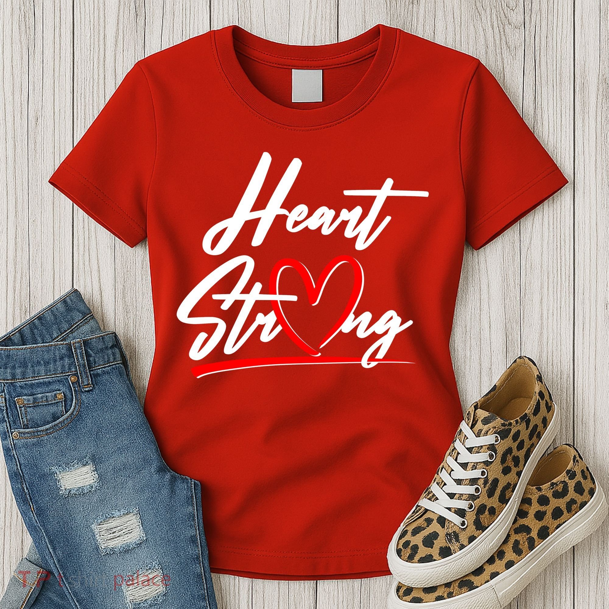 Heart Strong Heart Health Awareness Month Women's T-Shirt
