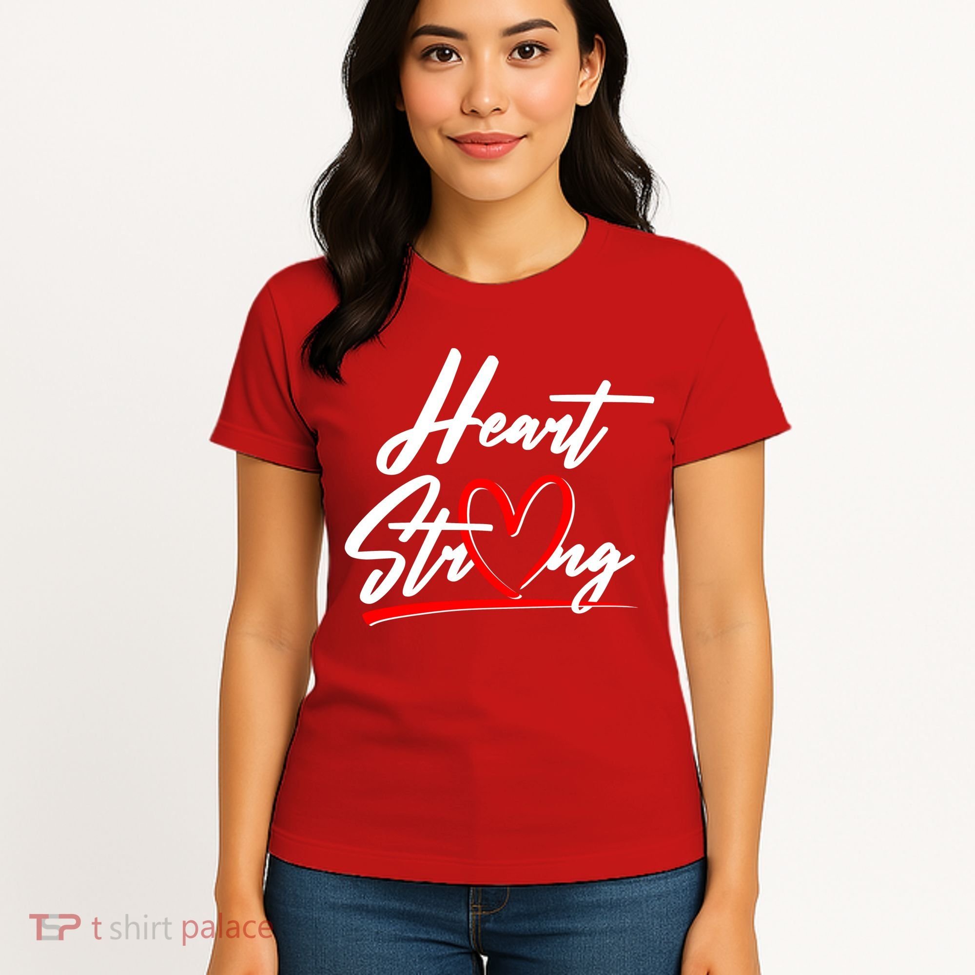 Heart Strong Heart Health Awareness Month Women's T-Shirt