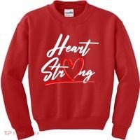 Heart Strong Heart Health Awareness Month Kids Sweatshirt thumb 0