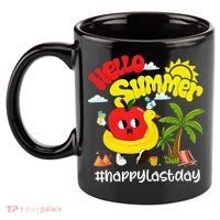 Hello Summer Happy Last Day Of School Teacher Student 11oz C Handle Ceramic Mug thumb 2