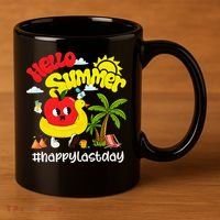 Hello Summer Happy Last Day Of School Teacher Student 11oz C Handle Ceramic Mug thumb 3