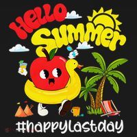 Hello Summer Happy Last Day Of School Teacher Student Coaster thumb 2