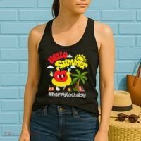 Hello Summer Happy Last Day Of School Teacher Student Women's Tank Top thumb 2
